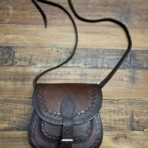 Beautiful Handmade leather shoulder bag